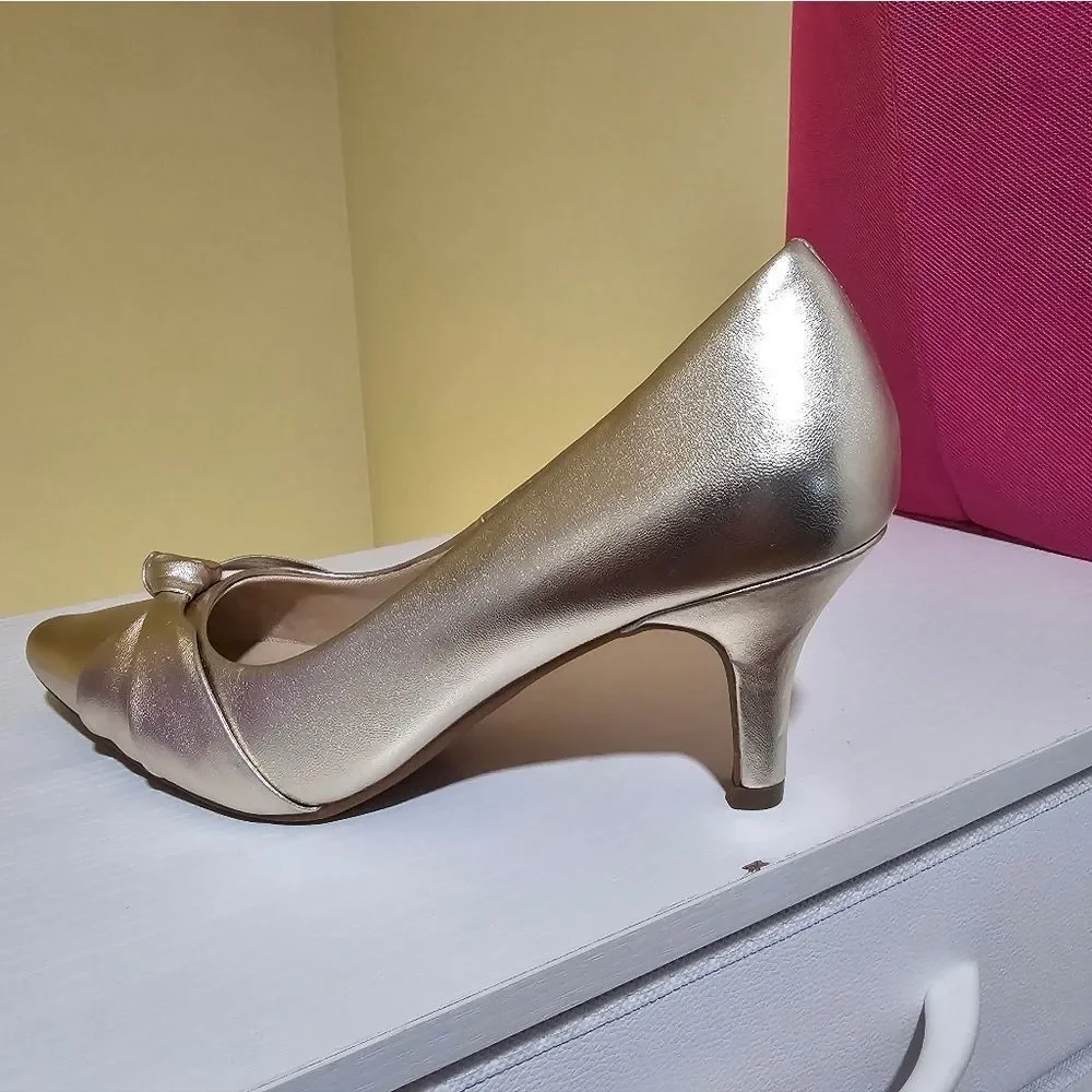 Life Stride - Gold Heels - 8